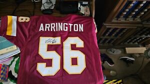 New ListingLavar Arrington Autographed Washington Redskins Jersey. JSA COA