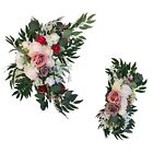 Wedding Arch Decor Artificial Flowers Rose White/Pink/Red (Set of 2)