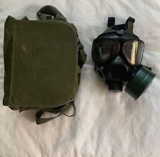 Field Protective Gas Mask w/ Second Skin, Clear Outserts Filter & Bag