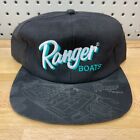 Rare Vintage Ranger Boats Black K-Products 90’s Snap Back Hat Cap USA Made EUC
