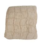 Pottery Barn Cloud Linen Handcrafted Quilt King/Cal. King Cut Tags - Read