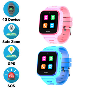4G Kids Smartwatch Free Smart Watch SIM Card GPS Tracking Touch Screen Open Box