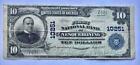 New Listing1902 $10 Ten Dollar First National Bank NESQUEHONING,PA Currency Note Bill