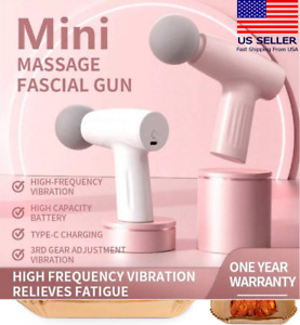 Massage Gun Deep Tissue Massager Vibrating Handheld Percussion Relax Body Muscle