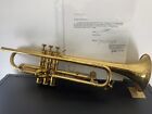 Trumpet-COLLECTIBLE-Conrad Gozzo’s PERSONAL LeBlanc 770  Gold Trumpet & Case