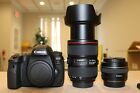 Canon 6D Mark II DSLR Camera With PRO GRADE LENSES (24-105mm USM and 50mm 1.4)