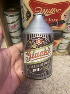 Glueks Crowntainer Beer Can Cone Top Pale Pilsener Gluek Brewing Co Minneapolis