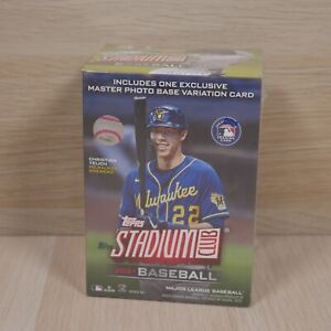 2021 Topps MLB Stadium Club Baseball Trading Card Blaster Box Factory Sealed