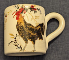 WILLIAMS-SONOMA ROOSTER FRANCAIS MUG EARTHENWARE 2008 MARC LACAZE MADE IN ITALY