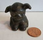 Vintage Brass Bronze “Hines Pup” Adorable Dog Figurine Paperweight Free Shipping