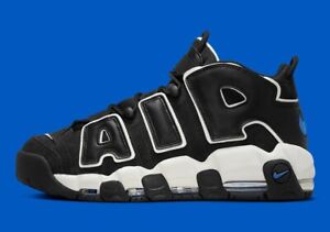 Nike Air More Uptempo '96 Black Star Blue FB8883-001 Basketball Shoes Sneakers