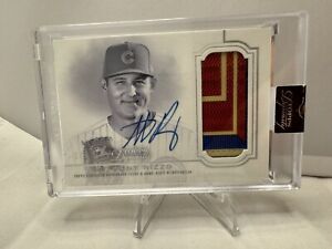 2019 Topps Dynasty Anthony Rizzo Patch Auto First on Print Sealed 1/5 #DAP-ARZ1