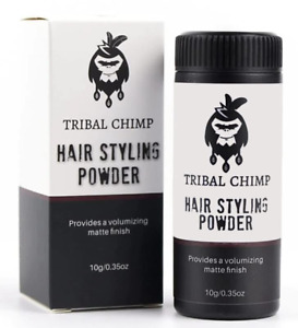 Tribal Chimp Hair Styling Powder Volumizing Matte Finish 0.35 oz 10g Brand New!