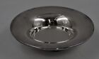 RARE NORWEGIAN 830/1000 SILVER FOOTED SERVING BOWL - ART DECO STYLE