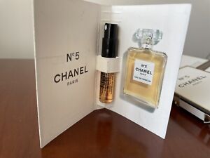 CHANEL No 5 EDP Spray Perfume Samples 0.05oz / 1.5ml EACH NEW x6