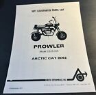 1971 ARCTIC CAT PROWLER MINI-BIKE PARTS MANUAL COPY P/N 2325-001