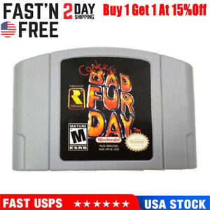 Conker's Bad Fur Day Video Game Cartridge Console Card For Nintendo N64 US