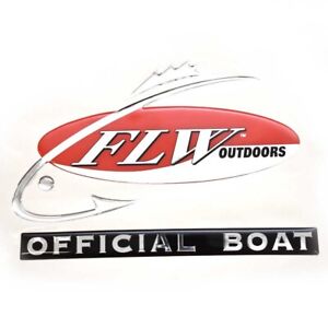 FLW Outdoors Boat Raised Decal | Ranger Official 7 5/8 x 5 1/4 Inches