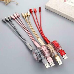 3 in 1 Fast USB Charging Cable Universal Multi Function Cell Phone Charger Cord.