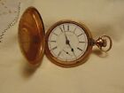 Antique The Colonel 14k GF Lever Set Pocket Watch To Restore or Parts