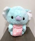 NEW RARE XL Amuse Society Cute Kawaii Fluffy & Soft Blue Koala Bear Plush Japan