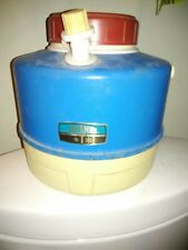 Vintage 1970s Thermos Brand Picnic Camping Gallon Jug Cooler Insulated Red Blue