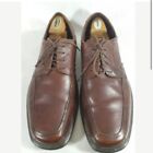 Ecco Mens Brown Leather Apron Toe Oxfords Dress Shoes 45 11 11.5M