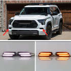 DRL LED Daytime Running Light Bumper Fog Lamp For Toyota Sequoia 2023