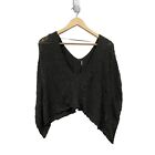 Free People Knit V Neck Poncho Style Top