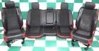 *NOTE*14-20 RAM 1500 Rebel Crew Black/Red Leather Cloth Heated Bucket Seats Set (For: Ram Limited)