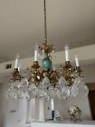 vintage italian large chandelier