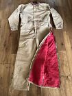 Carhartt Coveralls Mens Size 46T  Insulated RN 14806 Canvas BRN Made In USA