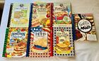 Lot Of 7 Goose Berry Patch Cookbooks Spiral Bound Recipe Books Hardcover