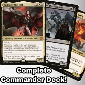 Kaalia of the Vast Commander Deck EDH 100 Magic Cards Custom Deck MTG Dragons