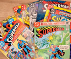 SUPERMAN SILVER /BRONZE AGE LOT # 2 -  13 ISSUES - LAST ISSUE, ALAN MOORE