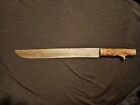 Antique Indian Trade Knife. Large 14 Inches Bowie Knife