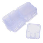 10Pcs Clear Plastic Memory Card Case Micro TF Card Storage Box Protection X-qe