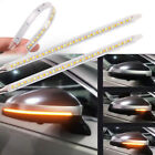 2PCS LED Car Side Mirror Turn Signal Indicator Lamps Streamer light Strip 18CM (For: 2023 Kia Rio)
