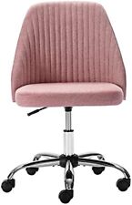 Home Office Desk Chair Vanity Chair Swivel Task Fabric Adjustable Rolling Chair
