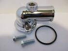BIG BLOCK FORD CHROME WATER NECK THERMOSTAT HOUSING WITH 3/8