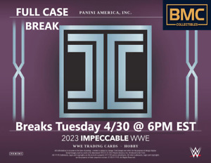 Tatanka 2023 Panini Impeccable WWE 3 Box 1x Case Break #8