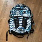The North Face Recon Backpack Abstract Blue for Laptop, School, Hiking, Travel