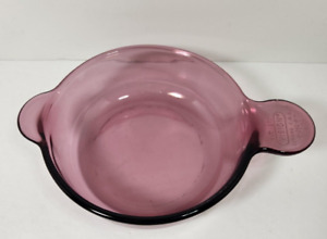 Corning Pyrex Vision Cranberry Grab It Meal V-240-B Glass Bowl Dish