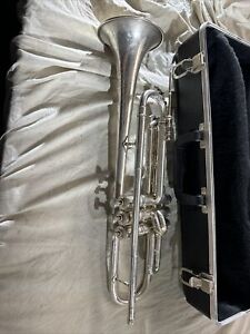 New ListingConn Vintage Silver Trumpet