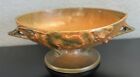 Roseville Bushberry Russet 1941 Mid Century Modern Pottery Compote Bowl 1-10 FB
