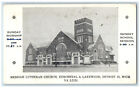 1973 Messiach Lutheran Church Kercheval & Lakewood Detroit Michigan MI Postcard