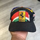 Vintage 90s Apex One Ferrari Racing SnapBack Hat Very Rare