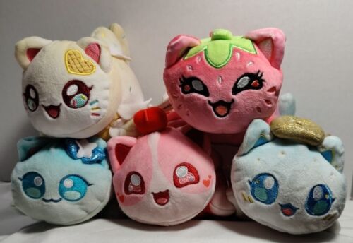 Aphmau MeeMeows Plush - Lot Of 5 - Collectible soft 6” Kitty Mixed Lot