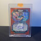 2021 Panini Prizm Trevor Lawrence RC Rookie Autographs AUTO Red Wave /149 #331