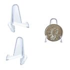 New ListingCoin Stand Mini Acrylic Easel Stands Coin Display Easel Holder for Display